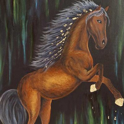 Obraz akrylowy - Koń